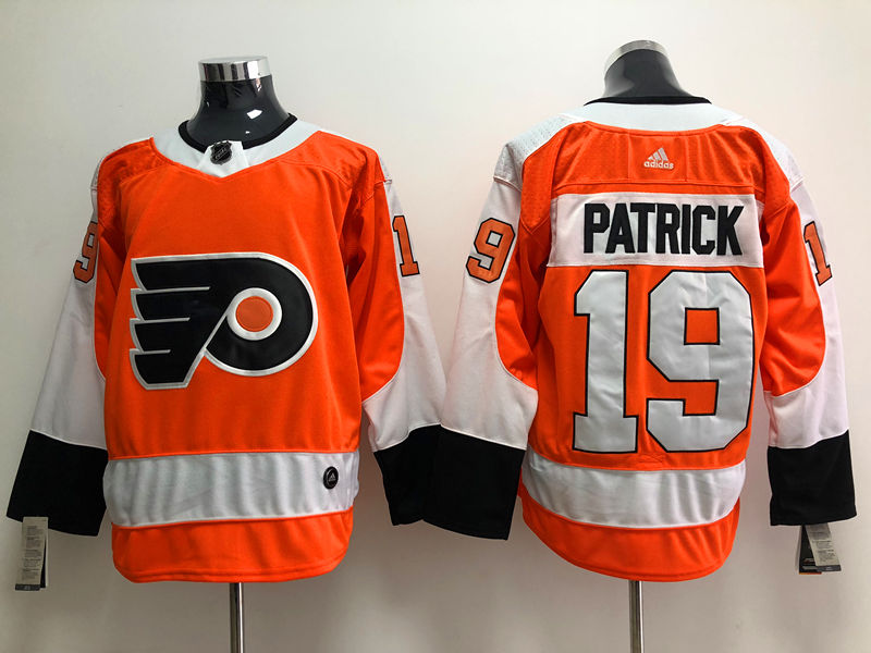 Men's Philadelphia Flyers Nolan Patrick #19 Orange Jersey